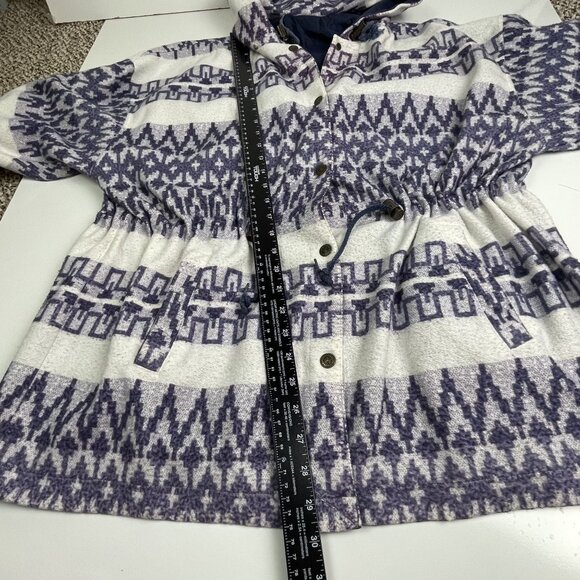 Vintage Womens Southwestern Style Parka Jacket OS by Daniel Aztec Pattern - Picture 10 of 13